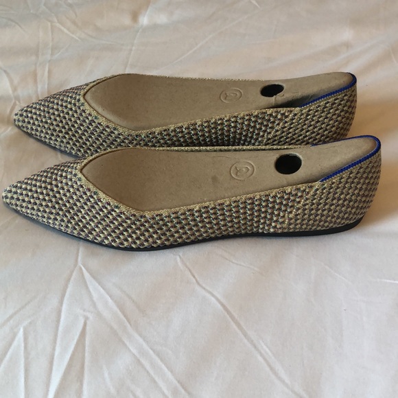 BNIB Mutli Metallic Rothy’s Points Sz 10 - Picture 4 of 6